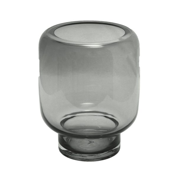 Vaso-Vidro-Cinza-Alemanha-M-cod-9313-G-cod-9314