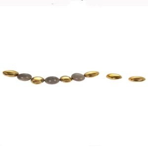 Colar de Mesa Concreto e Dourado