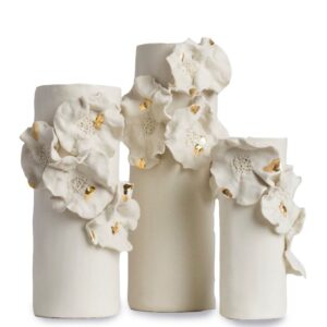 Vaso Porcelana Flores