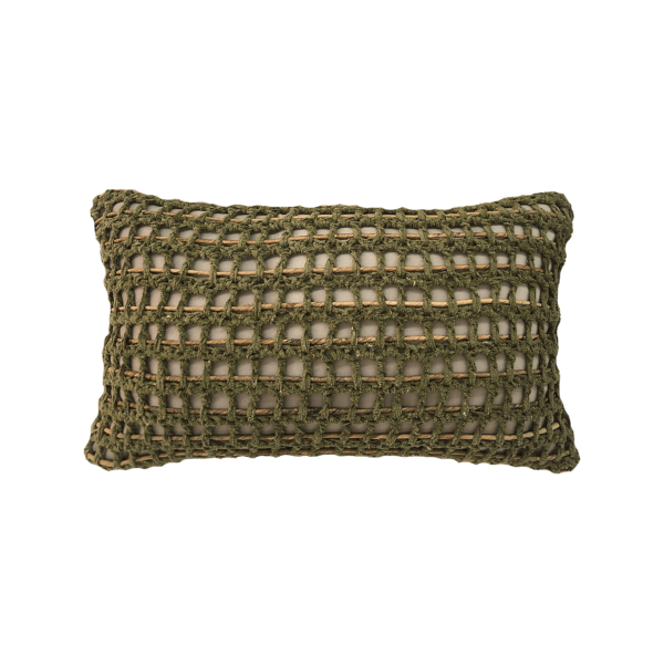 Almofada Croche com Fibra de Bananeira Rim
