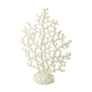 Coral Decorativo Branco Grande