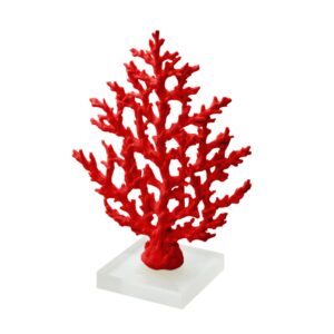 Coral Decorativo Vermelho