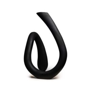 Escultura Mineral Preta