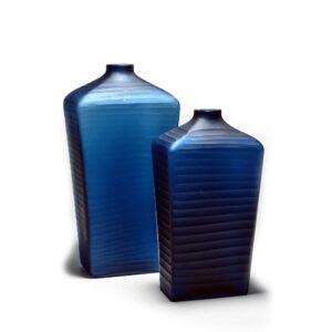 Vaso  Vidro Garrafão Azul