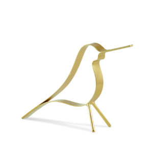 Escultura Pássaro Dourado