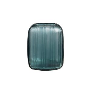 Vaso Vidro Azul Baixo