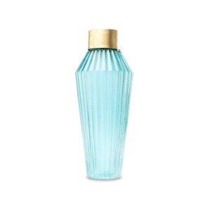 Vaso Azul Piscina com Dourado