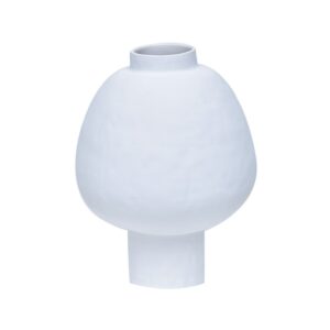 Vaso Cerâmica Branco Fosco