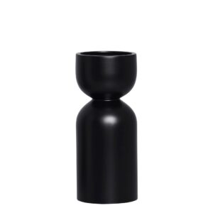 Vaso Cerâmica Preto Fosco Taça