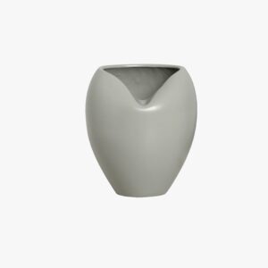 Vaso Cerâmica Croacia Amassado Verde Claro
