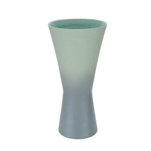 Vaso Cerâmica Verde Água Degrade