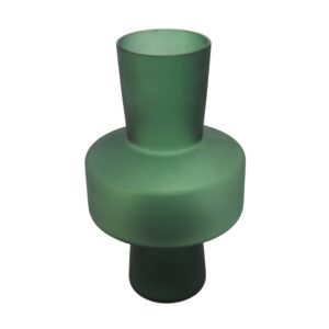Vaso  Vidro Verde Fosco