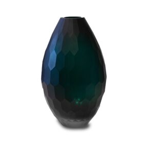 Vaso Vidro Verde Musgo Oval  Vert