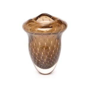 Mini Vaso Oceano Fume com Ouro