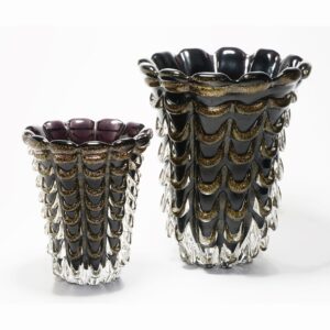 Vaso Preto com ouro