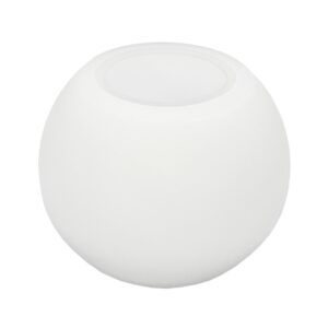 Vaso Vidro Branco Bola