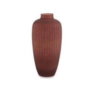 Vaso Vidro Marsala Risca Alto
