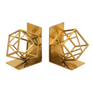 Porta Livros Dourado