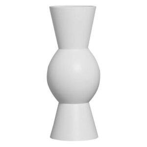 Vaso Cerâmica Branco Fosco