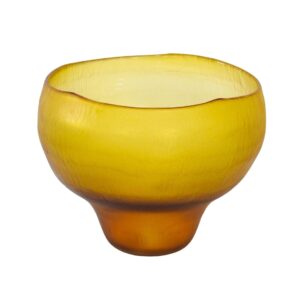 Vaso de Vidro Ambar Taça
