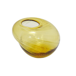 Vaso Vidro Ambar  Baixo