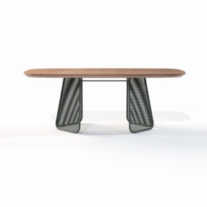 Mesa de Jantar Brava - Base Retangular