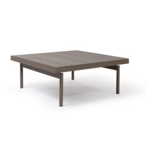 Mesa de Centro Pilotis Quadrada - Alumínio