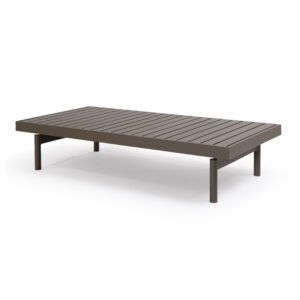 Mesa de Centro Pilotis Retangular - Alumínio