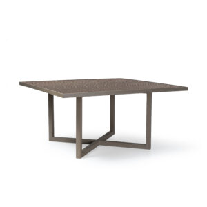 Mesa de Jantar Azaléa Quadrada - Tampo Alumínio