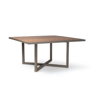 Mesa de Jantar Azaléa Quadrada – Tampo Madeira