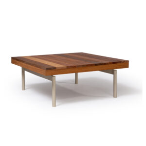 Mesa de Centro Pilotis Quadrada - Madeira