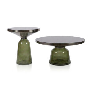 Mesa Lateral Radiante - Vidro Verde