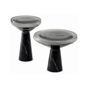 Mesa Lateral Reflexo - Vidro Fumê